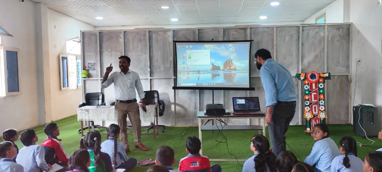 Delivlecture on meteorology and aviation with curious and cheerful students of ICON Public School, Pithoragarh
